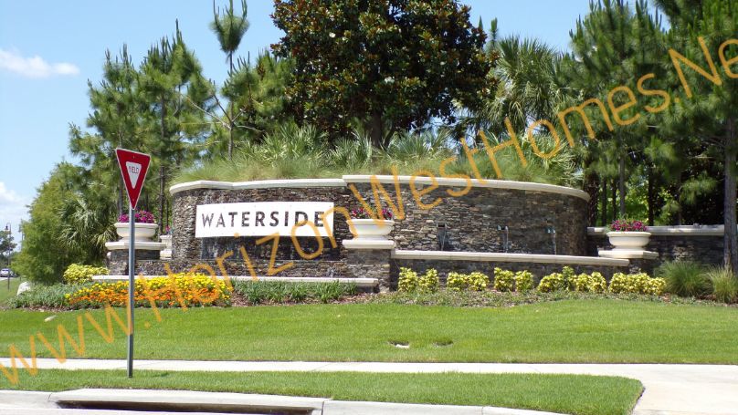 Waterside homes for sale Winter Garden Florida Entrance