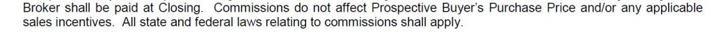 Realtor Broker Commissions do not affect buyers purchase price