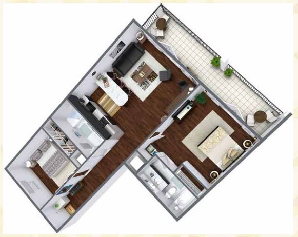 Regal palms 2 bedroom, 2 bath and double size balcony