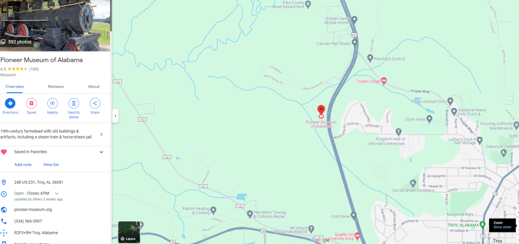 Pioneer Museum of Alabama