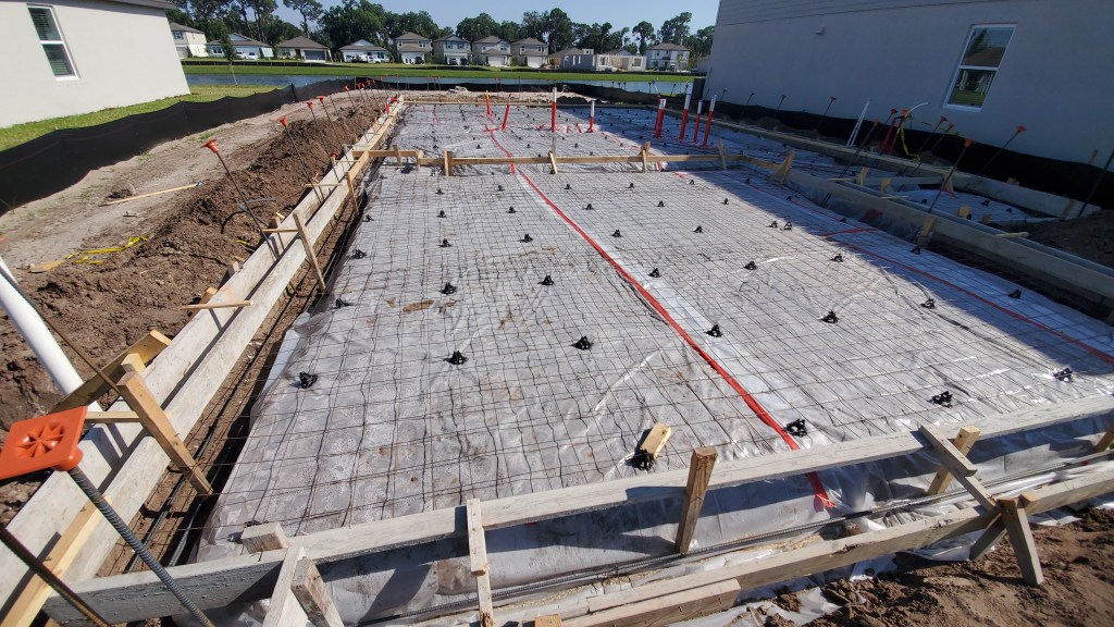Pre Pour Slab Foundation 